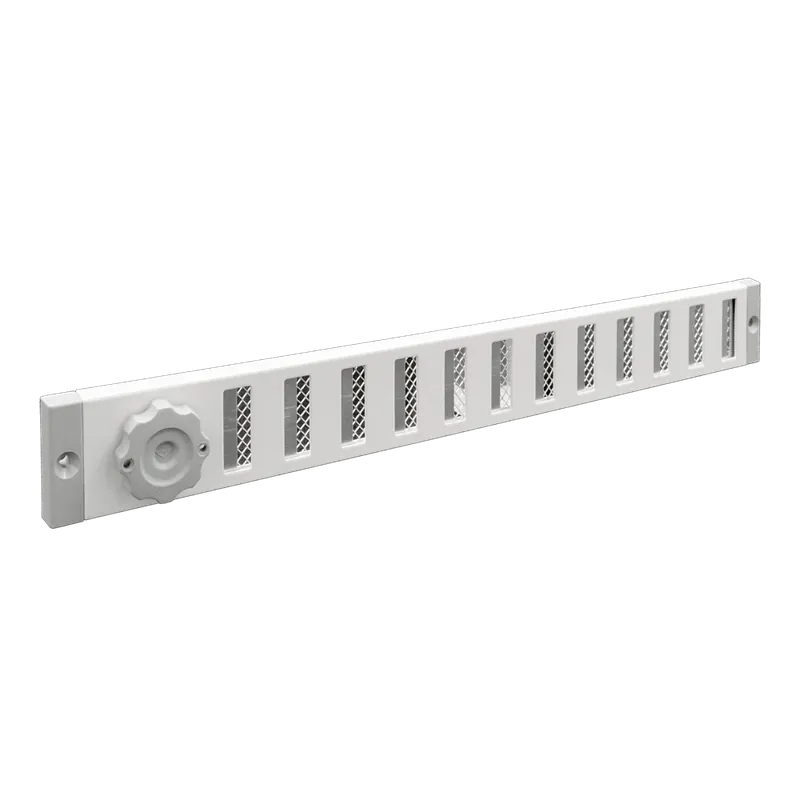 SCHUIFROOSTER, ALUMINIUM MET VLIEGENGAAS - WIT, RAL 9010 - LUCHTDOORLA