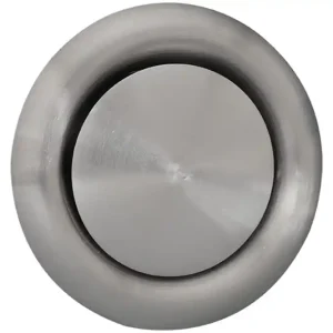 RVS AFZUIGVENTIEL ø125MM