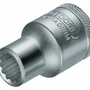 DOPSLEUTELBIT D 19 1/2 INCH 12-KANT SLEUTELWIJDTE 20 MM LENGTE 40 MM GEDORE