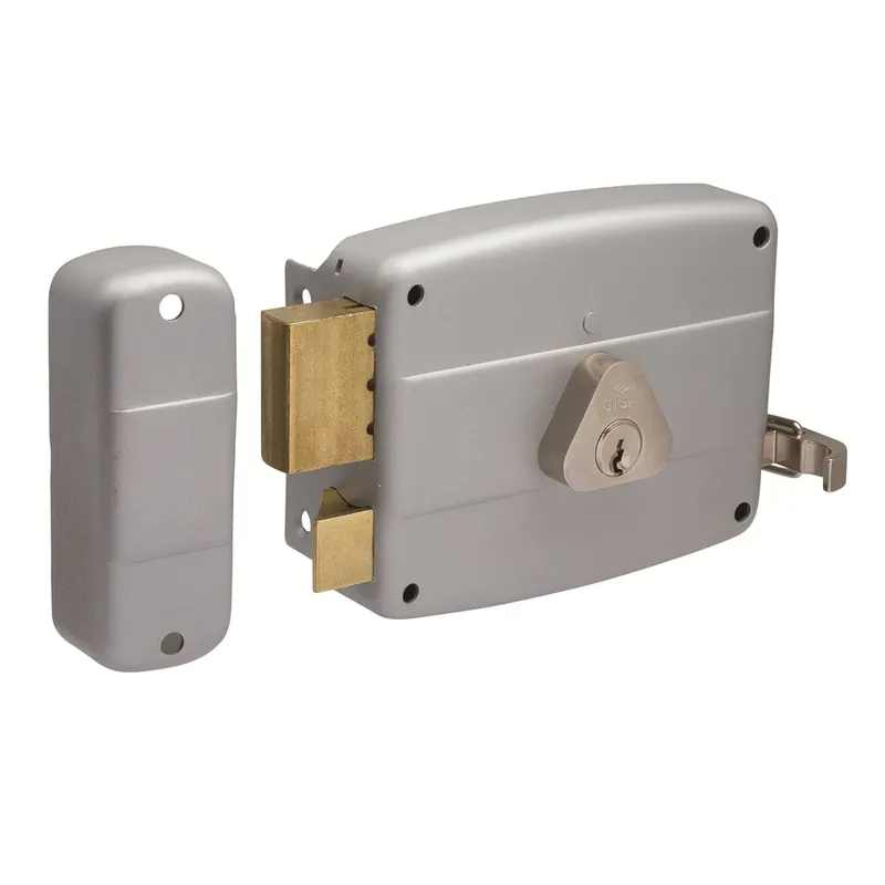 CISA OPLEGDEURSLOT/LOSSE BUITENCILINDER/DM60/IN/DIN RECHTS/ZILVER
