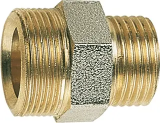 DUBBELE NIPPEL 1/2 DUIMS X M24