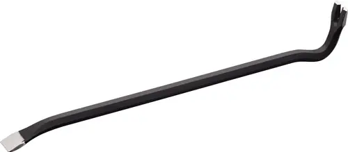 BREEKIJZER TOTALE LENGTE 600 MM BREEDTE 18 MM HOEKIG GEPOEDERD