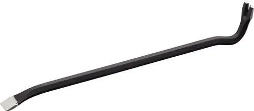 BREEKIJZER TOTALE LENGTE 600 MM BREEDTE 22 MM HOEKIG GEPOEDERD