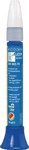 SCHROEVEN-/TAPEINDBORGING WEICONLOCK® AAN 302-70 10ML GROEN PEN WEICON