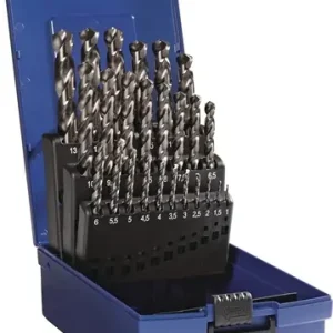 SPIRAALBOREN-SET DIN 338 TYPE TFL NOMINALE D. 1-13X0,5MM HSS-CO5 AFGESCHUINDE K