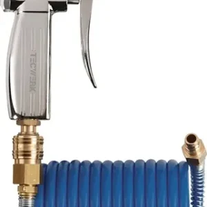 SPIRAALSLANG-PISTOLEN-SET BINNEN-D. 6MM BUITEN-D. 8MM LENGTE 2,5M BLAUW KOPPE