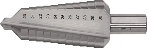 GETRAPTE BOOR BOORBEREIK 20-30 MM HSS MET RECHTE GROEF SNEDEAANTAL 2 TREDENAANTA