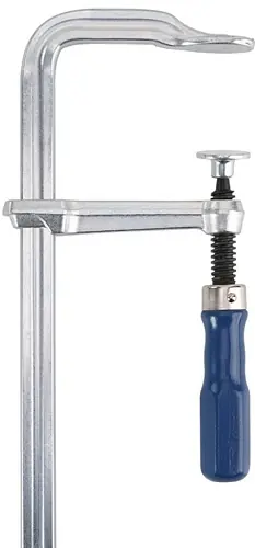 GEHEEL STALEN SCHROEFKLEM SPANWIJDTE 300 MM WERKBEREIK 140 MM HOUTEN GREEP TW