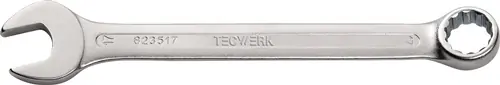 RING-STEEKSLEUTEL SW 16 MM LENGTE 200 MM VORM A CHROOM-VANADIUMSTAAL TECWERK