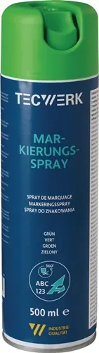 MARKERINGSSPRAY GROEN 500 ML SPUITBUS TECWERK