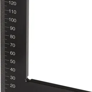 HOEK DIN 875/I BEENLENGTE 75 X 50MM ZONDER AANSLAG ALUMINIUM TECWERK