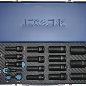 MACHINE-DOPSLEUTELSET 35-DELIG 1/2 INCH LANG, 6-KANT TECWERK