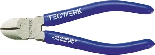 ZIJSNIJTANG LENGTE 130 MM HOOFD GEPOLIJST KUNSTSTOF MANTEL TECWERK