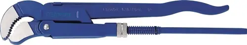 PIJPTANG, SCHUINE BEK TOTALE LENGTE 420 MM SPANWIJDTE 0-62 MM VOOR BUIZEN 1 1/2