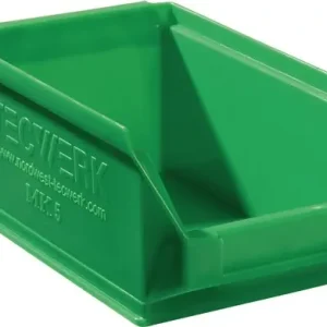 MAGAZIJNBAK L160/140XB100XH75MM PE GROEN TECWERK
