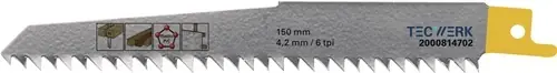RECIPROZAAGBLAD LENGTE 240 MM BREEDTE 19 MM TANDVERDELING TPI 4/5 6,35/5 MM KRUI