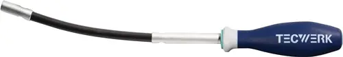 HANDBITHOUDER 1/4INCH MET MAGNEET EN BORGRING KLINGLENGTE 210MM MES FLEXIBEL 3