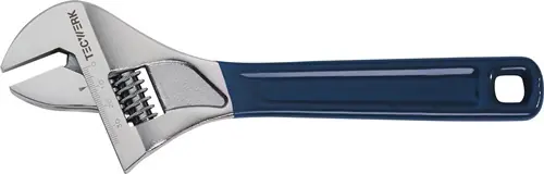 VERSTELBARE MOERSLEUTEL MAX. 40 MM LENGTE 250 MM MET SNELVERSTELLING EN SCHAAL P