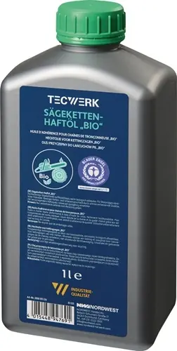 ZAAGKETTING-HECHTOLIE BIO 52 MM²/S (BIJ 40GRADEN CELSIUS) 1 L FLES TECWERK