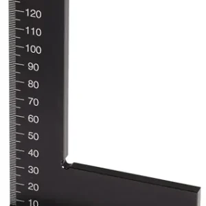 HOEK DIN 875/I BEENLENGTE 200 X 130 MM MET AANSLAG ALUMINIUM TECWERK