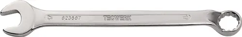 RING-STEEKSLEUTEL SW 6 MM LENGTE 100 MM VORM B CHROOM-VANADIUMSTAAL TECWERK