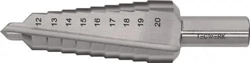 GETRAPTE BOOR BOORBEREIK 12-20 MM HSS MET RECHTE GROEF SNEDEAANTAL 2 TREDENAANTA