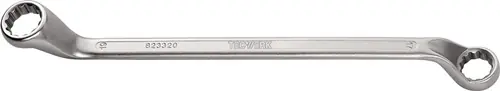 DUBBELE RINGSLEUTEL 24 X 27 MM 337 MM DIEP GEBOGEN TECWERK
