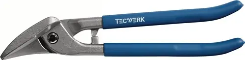 IDEAALPLAATSCHAAR LENGTE 260 MM RECHTS STAAL MAX. 0,8 MM RVS MAX. 0,45 MM TECWER