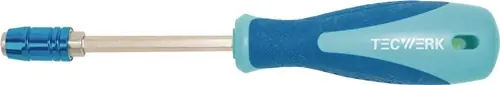 HANDBITHOUDER 1/4 INCH MET SNELWISSELKOP KLINGLENGTE 100 MM 2-COMPONENTENGREEP P