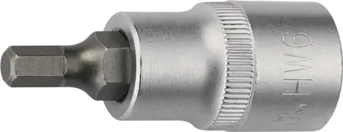 DOPSLEUTELBIT 1/2 INCH BINNEN-6-KANT SLEUTELWIJDTE 17 MM LENGTE 55 MM TECWERK