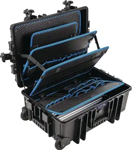 HARDKUNSTSTOF KOFFER BINNEN-B539XD225XH359MM POLYPROPYLEEN 43,5L TECWERK