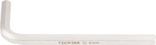 INBUS SLEUTEL  6 MM  TECWERK