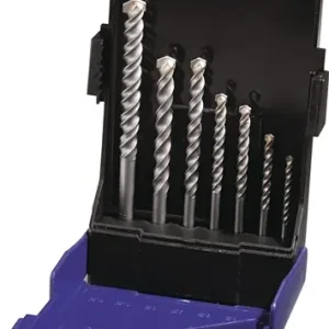 STEENBORENSET 7-DELIG 4/75,5/85,8/120,10/120,12/150,2X6/100MM HM TECWERK