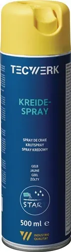 KRIJTSPRAY GEEL 500 ML SPUITBUS TECWERK