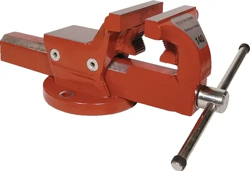PARALLELBANKSCHROEF BEKBREEDTE 120 MM SPANWIJDTE 150 MM MET BUIZENKLEMBEKKEN TW