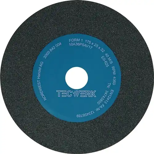 SLIJPMACHINESCHIJF D.200XB25X32MM 60 MODEL A NORMALE KORUND TECWERK