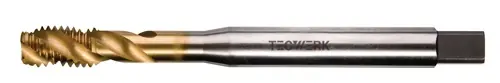 MACHINETAP DIN 371C M8X1,25 MM HSS-CO TIN 6H TECWERK