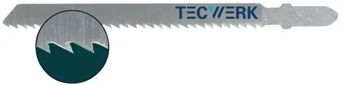 DECOUPEERZAAGBLAD TOTALE LENGTE 100 MM TANDVERDELING 2,5 MM HCS 25 STUKS / KAART