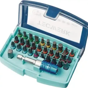 BITASSORTIMENT 32-DELIG SLEUF/PH/PZD/TX/TX-BO/6KT. TECWERK