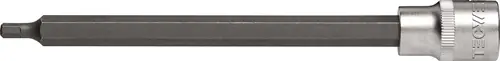 DOPSLEUTELBIT 1/2 INCH BINNEN-6-KANT SLEUTELWIJDTE 5 MM LENGTE 180 MM TECWERK