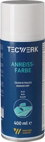 MARKEERVERF BLAUW 400 ML SPUITBUS TECWERK