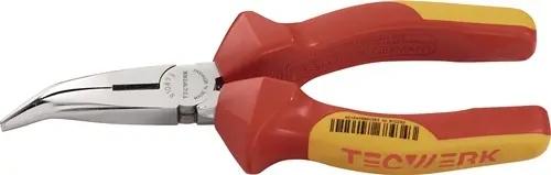 VLAKRONDBEKTANG LENGTE 160 MM 40GRADEN GEHOEKT VDE MEERCOMPONENTEN MANTELS TW