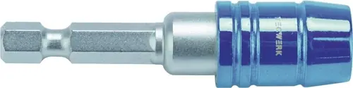 BITHOUDER 1/4INCH F 6,3 1/4INCH C 6,3 + E 6,3 SNELWISSELKOP LENGTE 65MM PROMA
