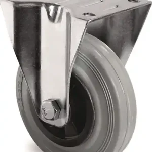 BOKWIEL 80 MM 70 KG VOLLEDIG VAN RUBBER 105 X 80 MM POLYPROPYLEEN TECWERK