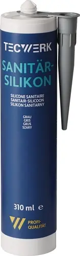SANITAIR-SILICOON GRIJS 310 ML PATROON TECWERK