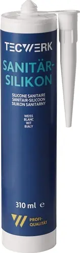 SANITAIR-SILICOON WIT 310 ML PATROON TECWERK