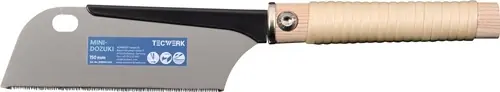 JAPANSE ZAAG/FIJNTREKZAAG MINI DOZUKI BLADLENGTE 150 MM TOTALE LENGTE 370 MM REC