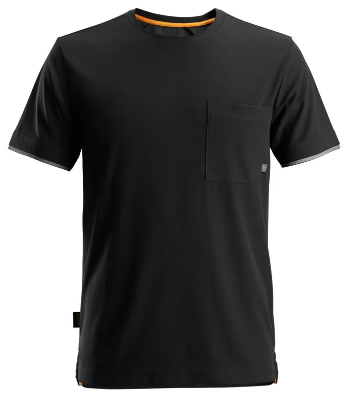 ALLROUNDWORK, 37.5® TECHNOLOGIE T-SHIRT MET LANGE MOUWEN, ZWART (0400), XL