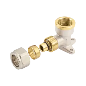 BONFIX ALU-KNEL MUURPLAAT 1/2" BINNENDRAAD X 16 MM