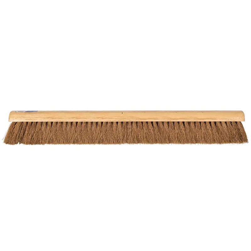ZAALVEGER - ZACHTE BEZEM - KOKOSHAREN - 90 CM - HOUTEN STEEL - 160 CM